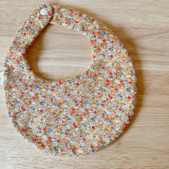 Bib-Mini Flowers Yellow