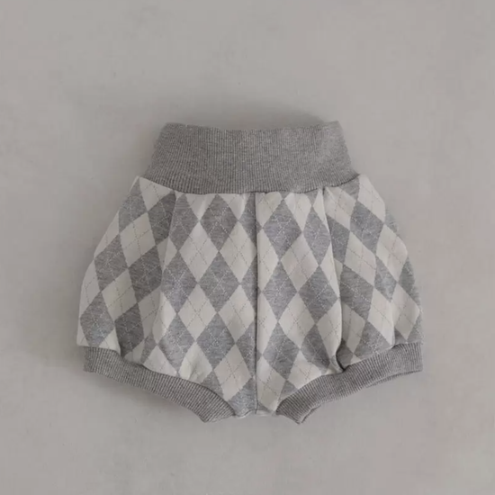 Argyle Baby Top Bottom Set