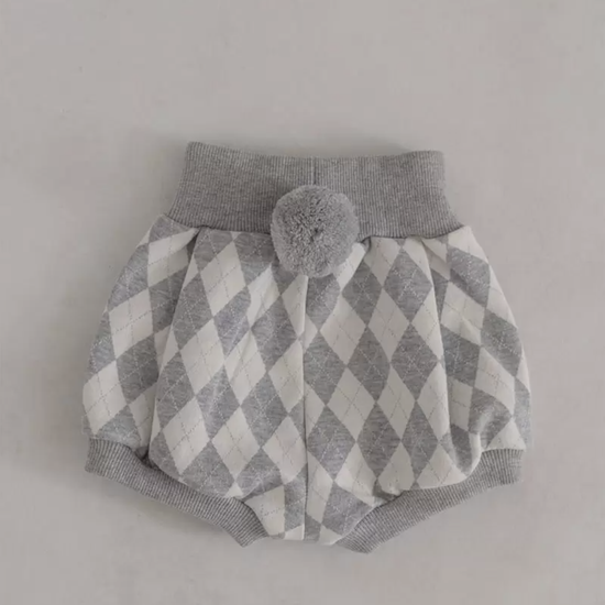 Argyle Baby Top Bottom Set