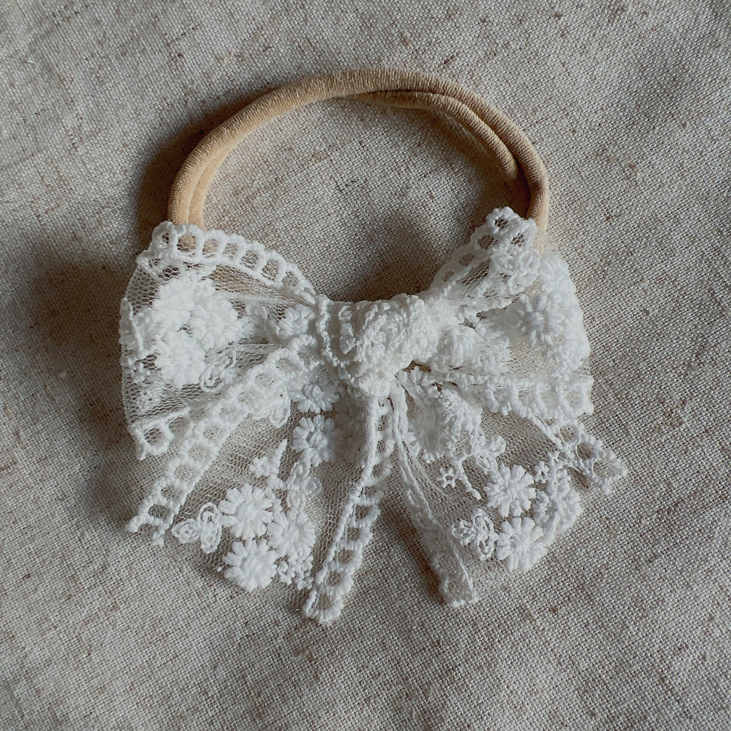 Headband-Lace Bow 3pcs