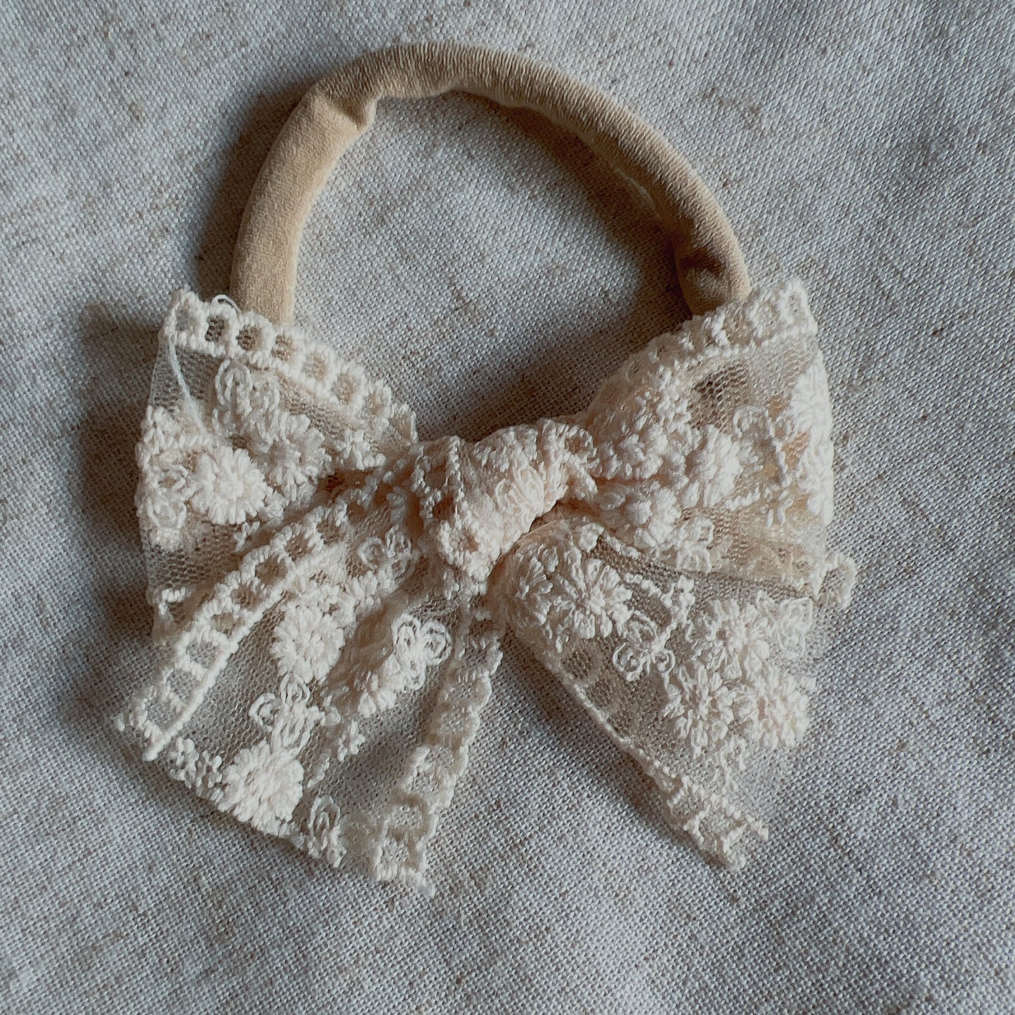 Headband-Lace Bow 3pcs