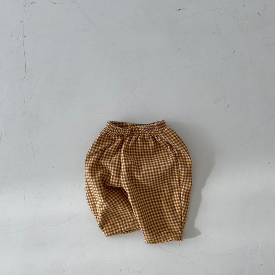 Bebe Check Pants Brown